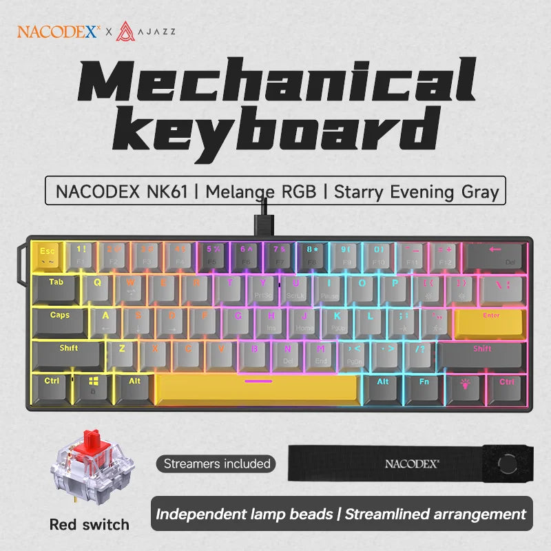 60% Mini Mechanical Gaming Keyboard