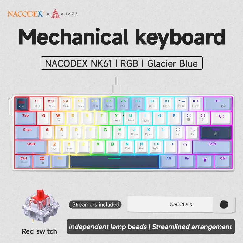 60% Mini Mechanical Gaming Keyboard